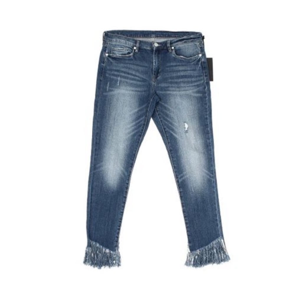 BLANK NYC Women's Black The Madison Crop Jeans
